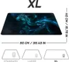XXL Gaming Mauspad, 900 x 400mm, fransenfreie Ränder, Produktbild-Vorschau 2