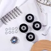 Kofferrollen 4 Stück - 40 x 18 mm, Gummi, leise, stabil Produktbild-Vorschau 1