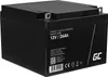 Green Cell® AGM 12V 26Ah Akku VRLA Blei-Batterie Bleiakku Produktbild-Vorschau 1