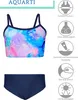 Aquarti Mädchen Bikini Set Bustier Bikinislip Zweiteiliger Produktbild-Vorschau 3