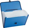 Fächertasche DIN A4 12Fächer Polypropylen blau Voir les images du produit 2