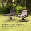 Blumfeldt The Chiller - Chaise Longue à Bascule , Chaise Voir les images du produit 8