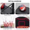 Canestro da basket HOMCOM con ruote e supporto regolabile Anteprima dell’immagine prodotto 7