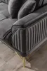 Villa Möbel Sofa Bond Grau 3-Sitzer Relax- und Produktbild-Vorschau 6