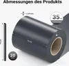 Strisce per la privacy, 35mx19cm PVC antracite 650g/m², con Anteprima dell’immagine prodotto 7