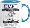 DJane Und Prinzessin Tasse Geschenk Für Eine DJane Produktbild-Vorschau 1