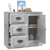 vidaXL Sideboard Betongrau 70x35,5x67,5 cm Holzwerkstoff Produktbild-Vorschau 5