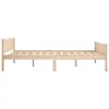 vidaXL Lit en bois massif pin 140x200 cm Voir les images du produit 8