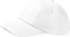 A plain studio shot of a white baseball cap. Anteprima dell’immagine prodotto