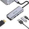Hub USB-C HyperDrive 5 in 1 PD 100W Silber Produktbild-Vorschau 7
