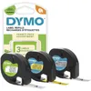 Dymo LetraTAG Starter Pack - blanc, argent, jaune - Rouleau Voir les images du produit 3
