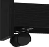 Wąski Wózek do Przechowywania Czarny Dąb 60 x 20 x 82 cm Podgląd zdjęcia produktu 7