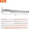 A diagram showing an adjustable aluminum plank with dimensions and specifications. Náhled obrázku produktu