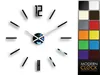ModernClock, Schwarz Wanduhr, wanduhre groß 75 cm, Produktbild-Vorschau 2