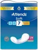 A package of Attends Soft absorbent pads for urinary leakage. Podgląd zdjęcia produktu