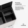 Klarstein EcoVista, odpadkový koš s kompostérem, 40 l + 3 Náhled obrázku produktu 4