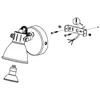 Spot Moderno Seras In Acciaio Nichel Anticato 1 Luce Gu10 Anteprima dell’immagine prodotto 8