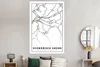 MuchoWow® Poster Schwäbisch Gmünd - Karte - Stadtplan Produktbild-Vorschau 4