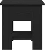 vidaXL Couchtisch Schwarz Eichen-Optik 40 x 40 x 42 cm Produktbild-Vorschau 5