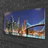 Acrylglasbilder 100x50 Wandbild Druck Brücke Stadt Produktbild-Vorschau 2