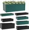 TolleTour Jardin Lit surélevé Vert 160x90x60cm Acier Voir les images du produit 1