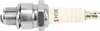 A close-up, side view of a single spark plug against a white background. Produktbild-Vorschau
