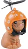 Winkee - Canard couineur à vélo avec casque | L'adorable Voir les images du produit 4
