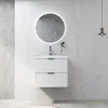 Waschtisch mit Unterschrank 60cm RIVA Badmöbel Set Weiß Produktbild-Vorschau 4