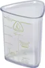 A clear plastic measuring cup with markings and illustrations. Anteprima dell’immagine prodotto