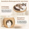 Yaheetech Kratzbaum aus PE-Rattan, 72 cm, mit Katzenhöhle & Produktbild-Vorschau 9
