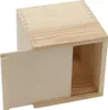 Quadratische Taschentücherbox aus rohem Kiefernholz, Produktbild-Vorschau 2