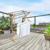 Suszarka na pranie ubrania drewniana pionowa ekologiczna Podgląd zdjęcia produktu 11