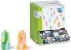 A display box of Moldex earplugs with two earplugs in the foreground. Produktbild-Vorschau