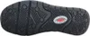 The image shows the sole of a black shoe. Voir les images du produit
