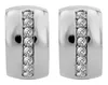 925/- Echt Silber Klapp-Creolen "Poppy", Zirkoniabesatz, Produktbild-Vorschau 3