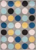 Tapiso Teppich LAZUR Modern Blau Rosa Gelb Creme Grau Produktbild-Vorschau 2