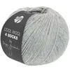 A ball of grey yarn with a dark grey label. Produktbild-Vorschau