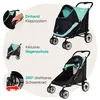 Hundebuggy groß Innopet Mamut blau/schwarz – Rahmen bis Produktbild-Vorschau 2