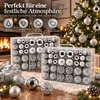 Weihnachtskugeln Set 200 Teilig Christbaumkugeln Baum Produktbild-Vorschau 2