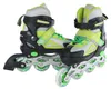 Inline Skates grün schwarz verstellbar Größe 33-36 Freizeit Produktbild-Vorschau 1