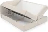 Sofello Boxspringbett 120-200x200 abgerundete FormMoon Box Produktbild-Vorschau 3