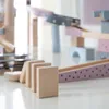 Wooden Marble Run - ROBA - 20 Glass Marbles - 80 Building Productafbeelding-voorbeeld 9