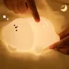 LED Nachtlicht Silikon Birne Touch Nachtlampe USB-Aufladbar Produktbild-Vorschau 2