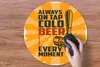 MuchoWow® Mauspad Mousepad Mannshöhle - Bier - Orange - Produktbild-Vorschau 3