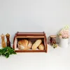 Creative Home Hnedý Drevený Kôš na Chlieb | 38 x 28,5 x Náhľad obrázku produktu 4