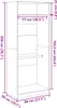 vidaXL Kleiderschrank Artisan-Eiche 80x50x200 cm Produktbild-Vorschau 8