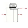 Öltemperaturdirektmesser JMP mit Analoganzeige 20x2,5mm für Produktbild-Vorschau 2