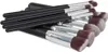 Set Kosmetikpinsel 10 Stück - Schwarz Produktbild-Vorschau 1