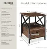 TecTake 404732, Boční/koncový kávový stolek, Dřevo Náhled obrázku produktu 6