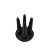 A black product with multiple cone-shaped protrusions is shown against a white background. Produktbild-Vorschau